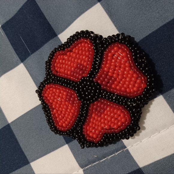 Flat beaded poppies ( Buy 3 Get The 4th 50% Off ) - Picture 4 of 4